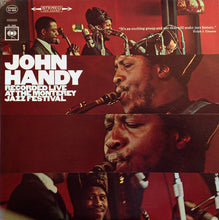 Carica l'immagine nel visualizzatore di Gallery, John Handy : Recorded Live At The Monterey Jazz Festival (LP, Album, RP)