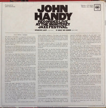 Carica l'immagine nel visualizzatore di Gallery, John Handy : Recorded Live At The Monterey Jazz Festival (LP, Album, RP)