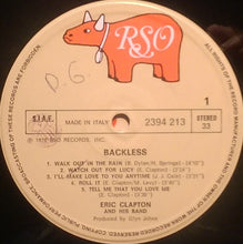 Carica l'immagine nel visualizzatore di Gallery, Eric Clapton : Backless (LP, Album, Gat)