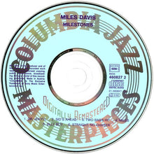 Carica l'immagine nel visualizzatore di Gallery, Miles Davis : Milestones (CD, Album, RE, RM, RP)