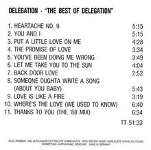 Carica l'immagine nel visualizzatore di Gallery, Delegation : The Best Of Delegation (CD, Comp)