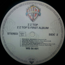 Carica l'immagine nel visualizzatore di Gallery, ZZ Top : First Album (LP, Album, RE)