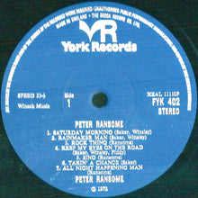 Carica l'immagine nel visualizzatore di Gallery, Peter Ransome : Peter Ransome (LP, Album)