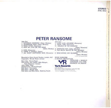 Carica l'immagine nel visualizzatore di Gallery, Peter Ransome : Peter Ransome (LP, Album)