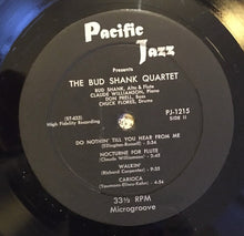 Carica l'immagine nel visualizzatore di Gallery, Bud Shank Quartet Featuring Claude Williamson : Bud Shank (LP, Album, Mono)