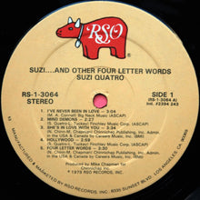 Carica l'immagine nel visualizzatore di Gallery, Suzi Quatro : Suzi... And Other Four Letter Words (LP, Album, Kee)