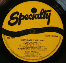 Carica l'immagine nel visualizzatore di Gallery, Larry Williams (3) : Original Hits (LP, RE)