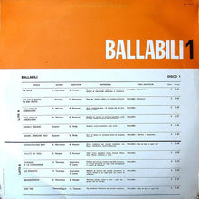 Carica l'immagine nel visualizzatore di Gallery, Various : Ballabili 1 (LP, Promo)