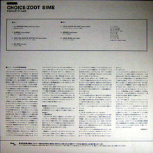 Carica l'immagine nel visualizzatore di Gallery, Zoot Sims : Choice (LP, Album, Mono, Dlx, RE)