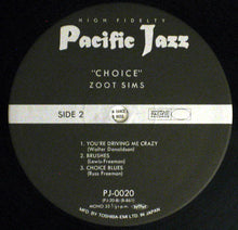Carica l'immagine nel visualizzatore di Gallery, Zoot Sims : Choice (LP, Album, Mono, Dlx, RE)