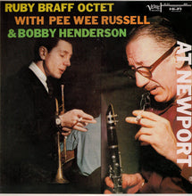Carica l'immagine nel visualizzatore di Gallery, Ruby Braff Octet With Pee Wee Russell & Bobby Henderson (2) : At Newport (LP, Album, Mono, RE)