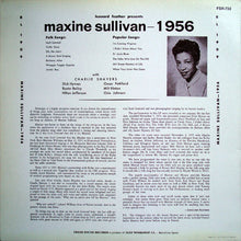 Carica l'immagine nel visualizzatore di Gallery, Maxine Sullivan : Leonard Feather Presents Maxine Sullivan-1956 (LP, Mono, RE)