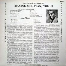 Carica l'immagine nel visualizzatore di Gallery, Maxine Sullivan : Leonard Feather Presents Maxine Sullivan, Vol. II (LP, Album, Mono, RE)