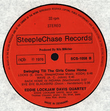 Carica l'immagine nel visualizzatore di Gallery, Eddie "Lockjaw" Davis Quartet* : Swingin' Till The Girls Come Home (LP, Album)