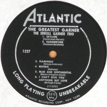 Carica l'immagine nel visualizzatore di Gallery, Erroll Garner Trio : The Greatest Garner (LP, Album, 1st)