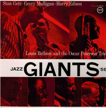 Carica l'immagine nel visualizzatore di Gallery, Stan Getz · Gerry Mulligan · Harry Edison, Louis Bellson And The Oscar Peterson Trio : Jazz Giants '58 (LP, Album, Mono, RE)