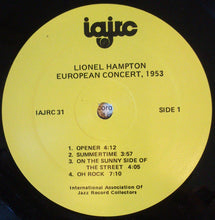 Carica l'immagine nel visualizzatore di Gallery, Lionel Hampton : European Concert, 1953 (LP, Album, Mono)