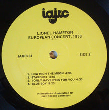 Carica l'immagine nel visualizzatore di Gallery, Lionel Hampton : European Concert, 1953 (LP, Album, Mono)