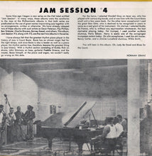 Carica l'immagine nel visualizzatore di Gallery, Various : Norman Granz' Jam Session #4 (LP, Album, Mono, RE)