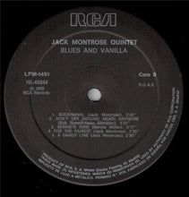 Carica l'immagine nel visualizzatore di Gallery, The Jack Montrose Quintet, Red Norvo : Blues And Vanilla (LP, Album, Mono, RE)