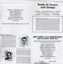 Carica l'immagine nel visualizzatore di Gallery, Buddy DeFranco And Hank D'Amico Orchestra / Hank D'Amico Sextet And The Buddy Weed Trio : Modern Clarinets - Museum Of Modern Jazz (LP, Album, Mono, RE)