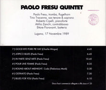 Carica l'immagine nel visualizzatore di Gallery, Paolo Fresu Quintet : Paolo Fresu Quintet 1989 Live (CD, Album)