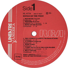 Carica l'immagine nel visualizzatore di Gallery, Eddy Arnold, The Sons Of The Pioneers : Songs Of The West (LP, Comp)