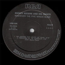 Carica l'immagine nel visualizzatore di Gallery, Shorty Rogers Quintet : Wherever The Five Winds Blow (LP, Album, Mono, RE)