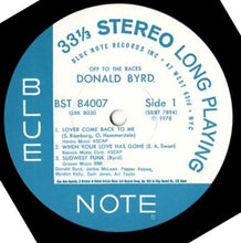 Carica l'immagine nel visualizzatore di Gallery, Donald Byrd : Off To The Races (LP, Album, RE)