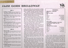 Carica l'immagine nel visualizzatore di Gallery, Various : Jazz Goes Broadway (LP, Album, RE)