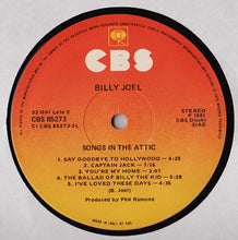 Carica l'immagine nel visualizzatore di Gallery, Billy Joel : Songs In The Attic (LP, Album, Gat)