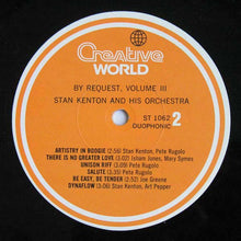 Carica l'immagine nel visualizzatore di Gallery, Stan Kenton : By Request, Volume III (LP, Comp, RE, Duo)
