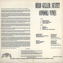 Carica l'immagine nel visualizzatore di Gallery, Herb Geller Sextette : The Herb Geller Sextette (LP, Album, Mono, RE)