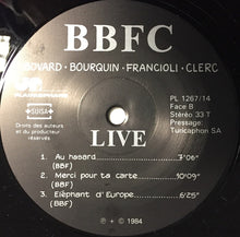 Carica l'immagine nel visualizzatore di Gallery, Bovard Bourquin Francioli Clerc : Live (LP)