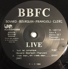 Carica l'immagine nel visualizzatore di Gallery, Bovard Bourquin Francioli Clerc : Live (LP)