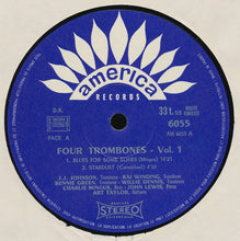 Carica l'immagine nel visualizzatore di Gallery, The Four Trombones - J.J. Johnson, Kai Winding, Bennie Green, Willie Dennis, Charles Mingus, John Lewis (2) : Four Trombones Vol. 1 (LP, Album)