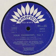 Carica l'immagine nel visualizzatore di Gallery, The Four Trombones - J.J. Johnson, Kai Winding, Bennie Green, Willie Dennis, Charles Mingus, John Lewis (2) : Four Trombones Vol. 1 (LP, Album)