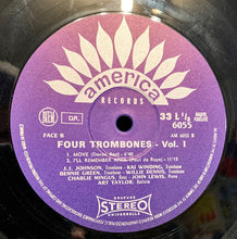 Carica l'immagine nel visualizzatore di Gallery, The Four Trombones - J.J. Johnson, Kai Winding, Bennie Green, Willie Dennis, Charles Mingus, John Lewis (2) : Four Trombones Vol. 1 (LP, Album)