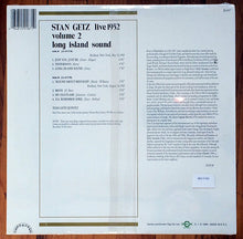 Carica l'immagine nel visualizzatore di Gallery, Stan Getz : Live 1952, Volume 2: Long Island Sound (LP, Comp)