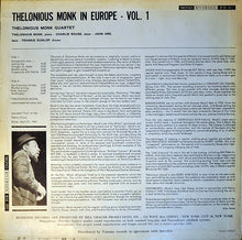 Carica l'immagine nel visualizzatore di Gallery, The Thelonious Monk Quartet : Thelonious Monk In Europe Vol. 1 (LP, Album, Mono)