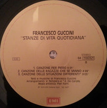 Carica l'immagine nel visualizzatore di Gallery, Francesco Guccini : Stanze Di Vita Quotidiana (LP, Album, RE)