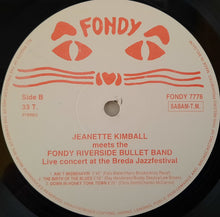 Carica l'immagine nel visualizzatore di Gallery, Jeanette Kimball Meets The Fondy Riverside Bullet Band : Live Concert At The Breda Jazzfestival ! (LP, Album)