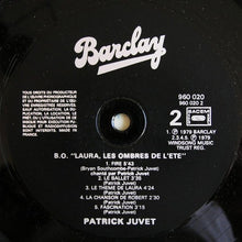 Carica l'immagine nel visualizzatore di Gallery, Patrick Juvet : Laura Les Ombres De L'été (LP, Album, Gat)