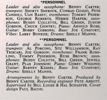 Carica l'immagine nel visualizzatore di Gallery, Benny Carter And His Orchestra : Aspects (LP, Album, RE)