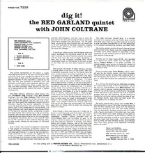 Carica l'immagine nel visualizzatore di Gallery, The Red Garland Quintet With John Coltrane : Dig It! (LP, Album, Mono, RE)