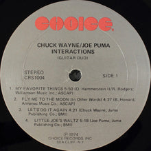 Carica l'immagine nel visualizzatore di Gallery, Chuck Wayne / Joe Puma : Interactions (LP, Album, RE)