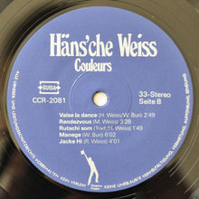 Carica l'immagine nel visualizzatore di Gallery, Häns'che Weiss : Couleurs (LP, Album)