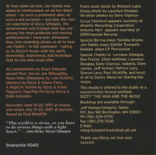 Carica l'immagine nel visualizzatore di Gallery, The Dizzy Gillespie Alumni Allstars : Dizzy's 80th Birthday Party! (CD)