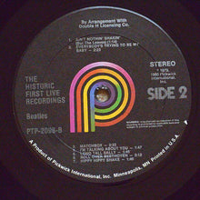 Carica l'immagine nel visualizzatore di Gallery, The Beatles : The Historic First Live Recordings (2xLP, RE,  Ga)