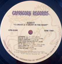 Carica l'immagine nel visualizzatore di Gallery, Rabbitt : A Croak & A Grunt In The Night (LP, Album)